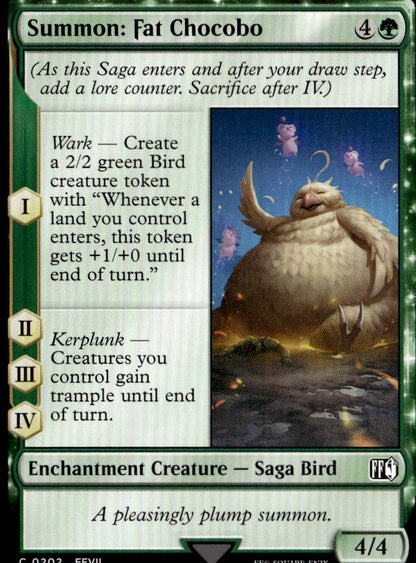 Summon: Fat Chocobo
