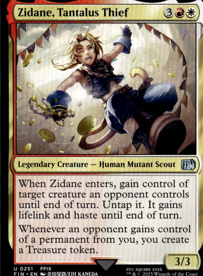 Zidane, Tantalus Thief