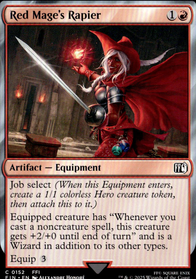 Red Mage's Rapier | Near Mint / English / Normal