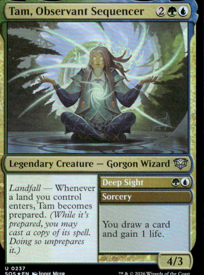 Tam, Observant Sequencer