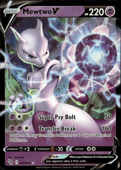Mewtwo V | Near Mint / English / Holofoil