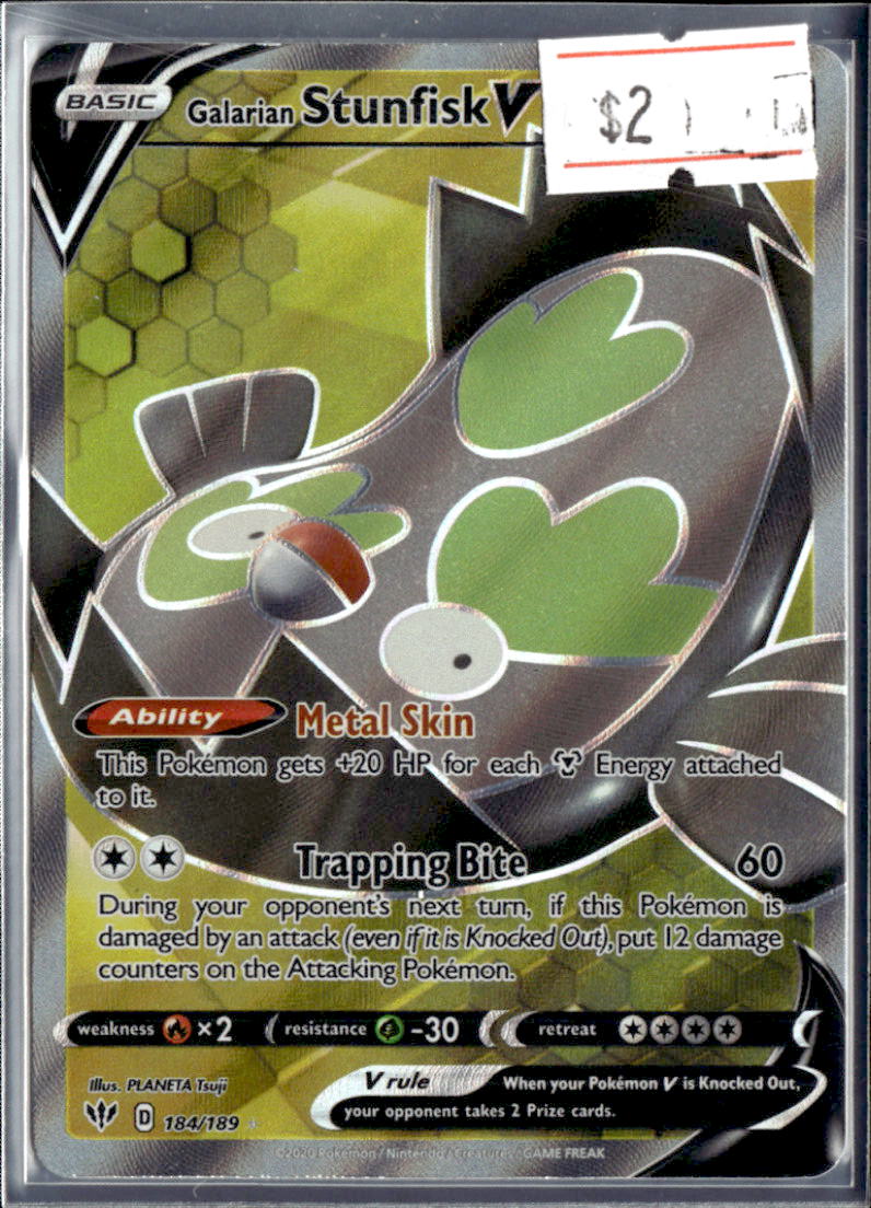 Galarian Stunfisk V (Full Art)