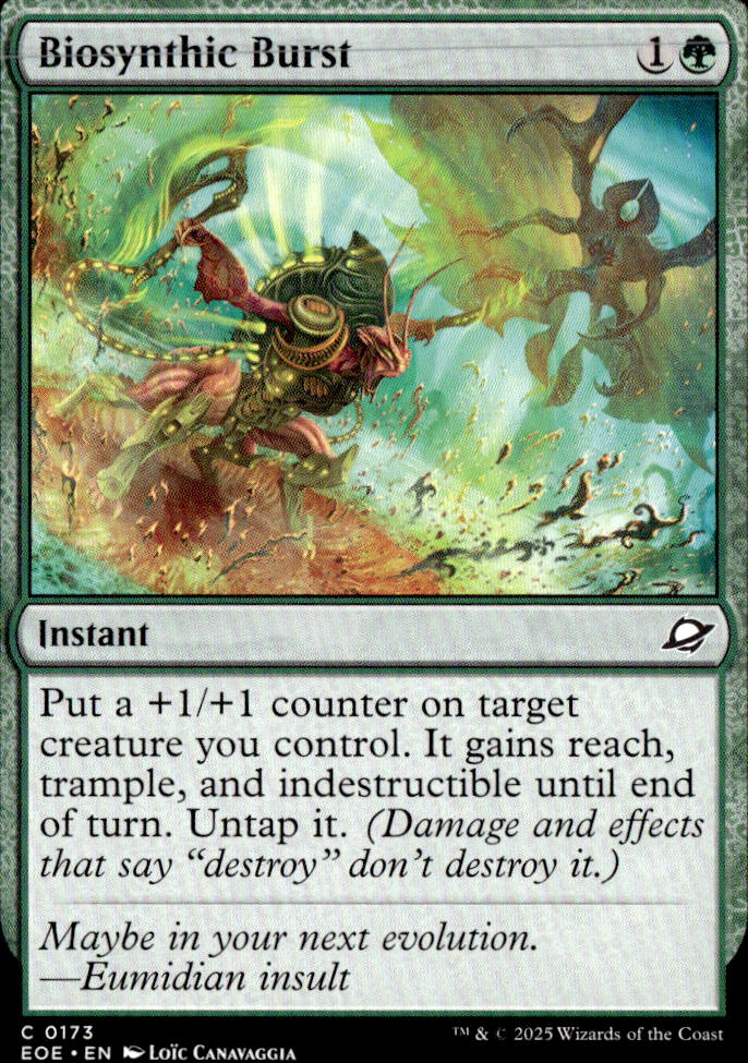 Biosynthic Burst