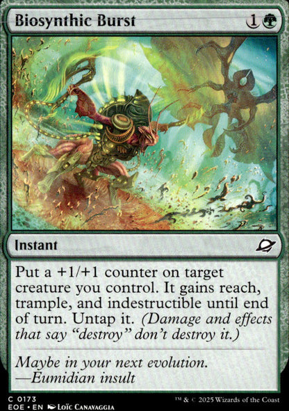 Biosynthic Burst