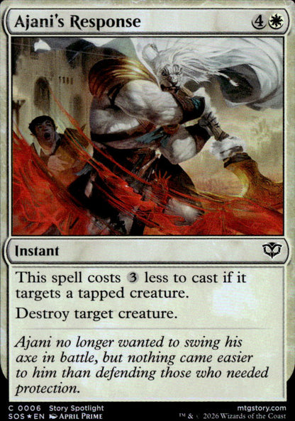 Ajani's Response