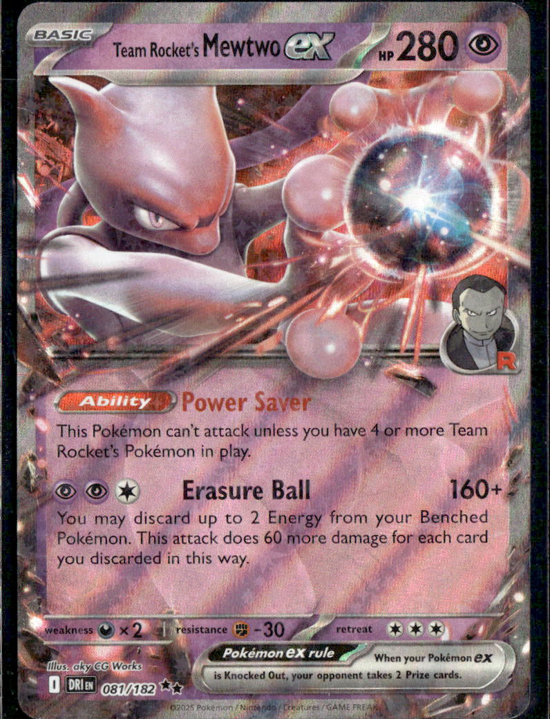 Team Rocket's Mewtwo ex - 081/182