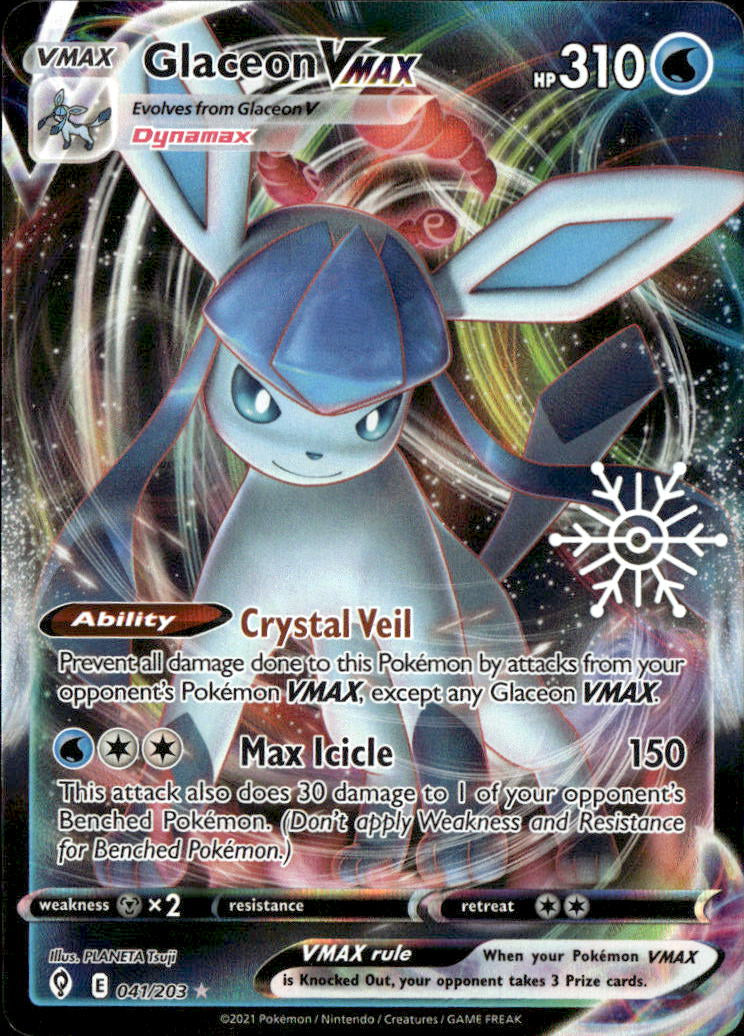 Glaceon VMAX - 041/203 (Holiday Calendar)