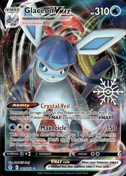 Glaceon VMAX - 041/203 (Holiday Calendar)