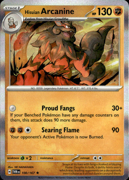 Hisuian Arcanine