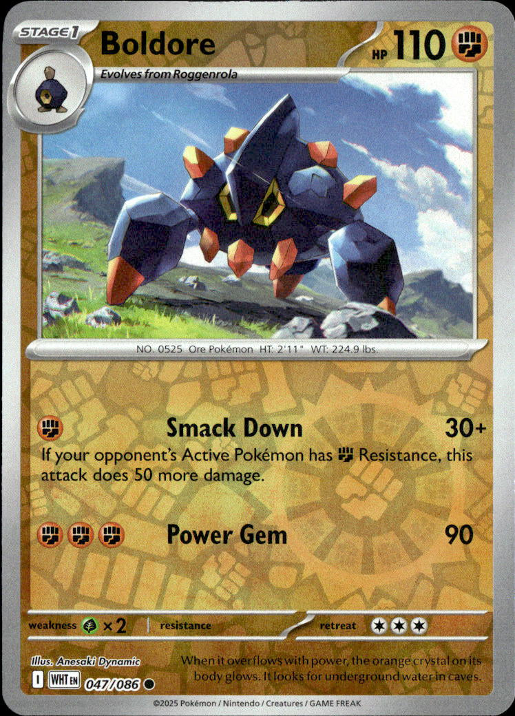 Boldore | Lightly Played / English / Reverse Holofoil