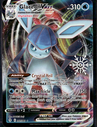 Glaceon VMAX - 041/203 (Holiday Calendar)