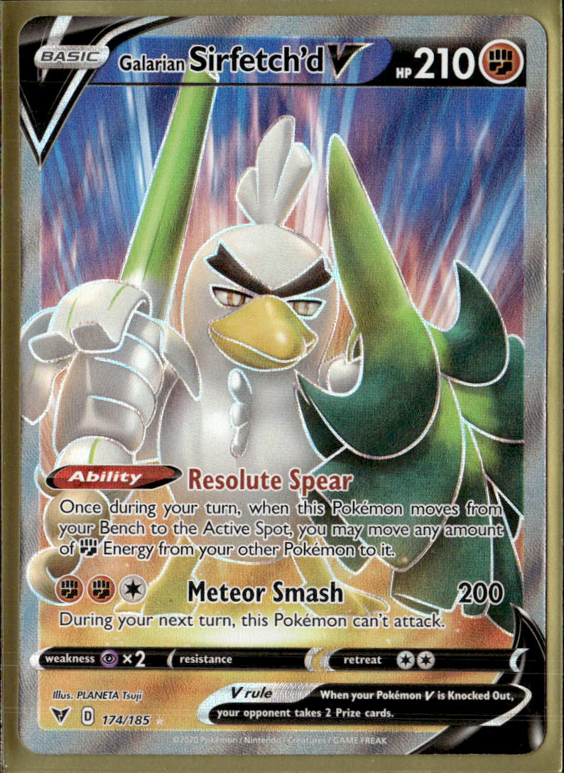 Galarian Sirfetch'd V (Full Art)