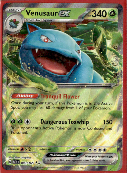 Venusaur ex - 003/165