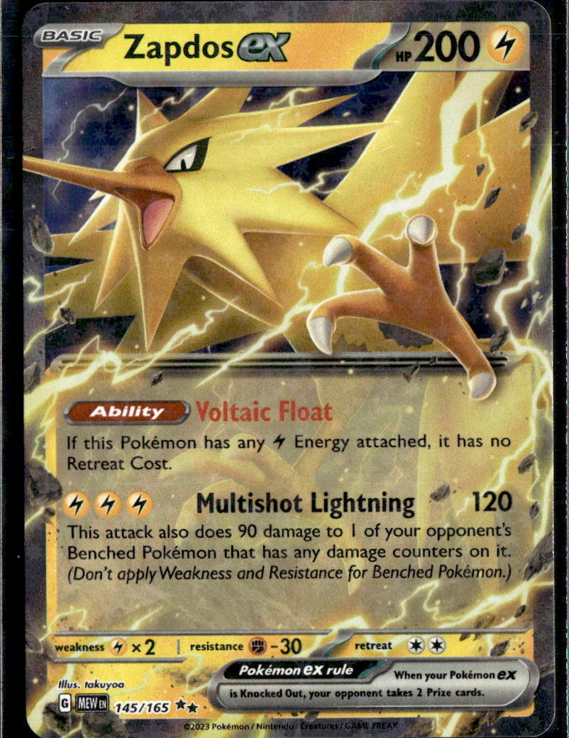 Zapdos ex - 145/165