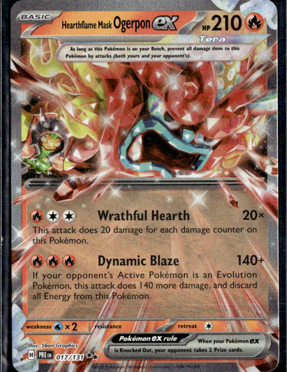 Hearthflame Mask Ogerpon ex - 017/131
