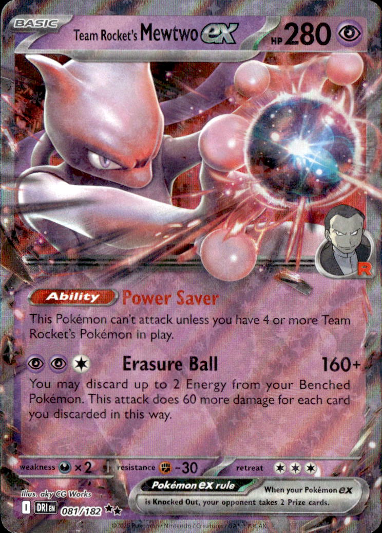 Team Rocket's Mewtwo ex - 081/182