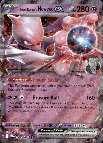 Team Rocket's Mewtwo ex - 081/182