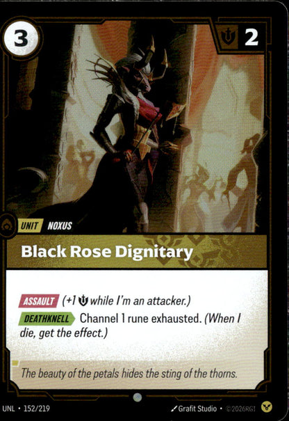 Black Rose Dignitary
