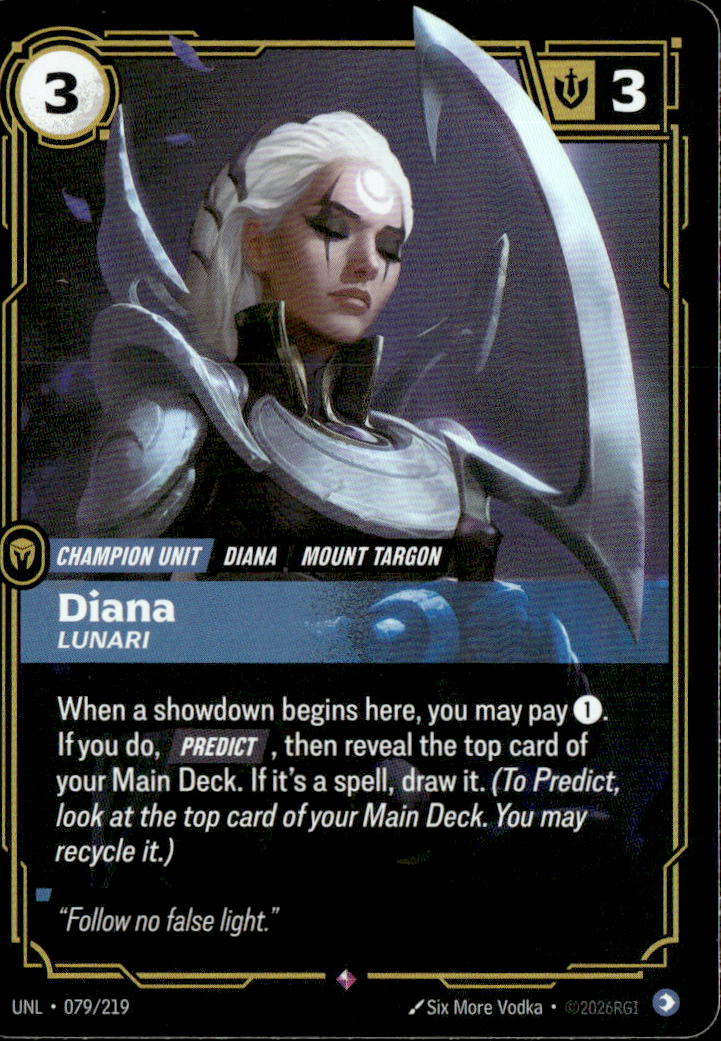 Diana, Lunari | Near Mint / English / Foil