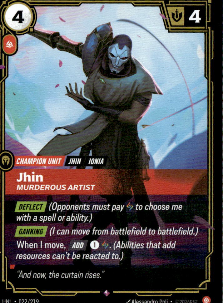 Jhin, Murderous Artist