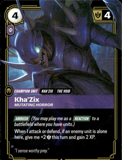 Kha'Zix, Mutating Horror | Near Mint / English / Foil