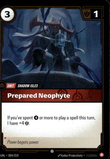 Prepared Neophyte