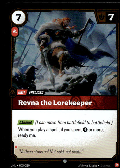 Revna the Lorekeeper | Near Mint / English / Foil
