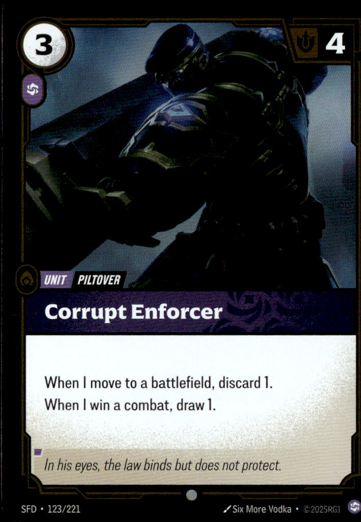 Corrupt Enforcer
