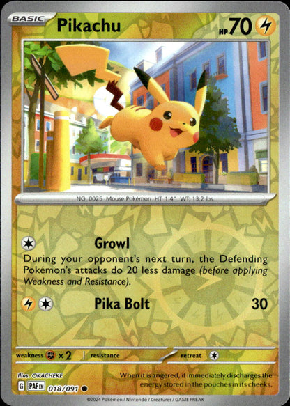 Pikachu - 018/091