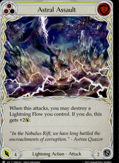Astral Assault (Yellow) | Near Mint / English / Rainbow Foil