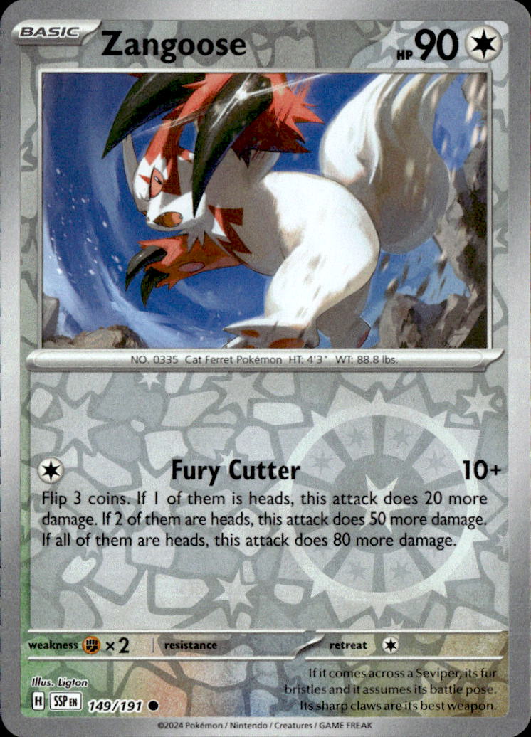 Zangoose | Near Mint / English / Reverse Holofoil