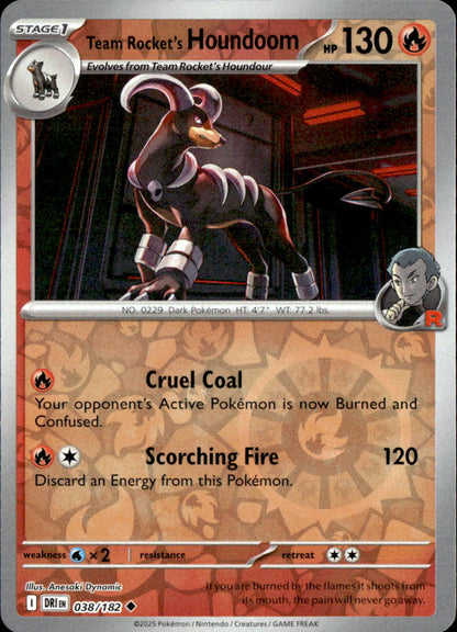 Team Rocket's Houndoom - 038/182