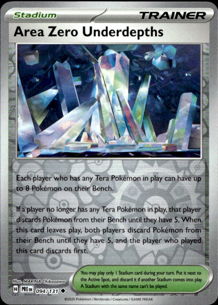 Area Zero Underdepths