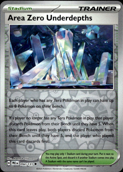 Area Zero Underdepths