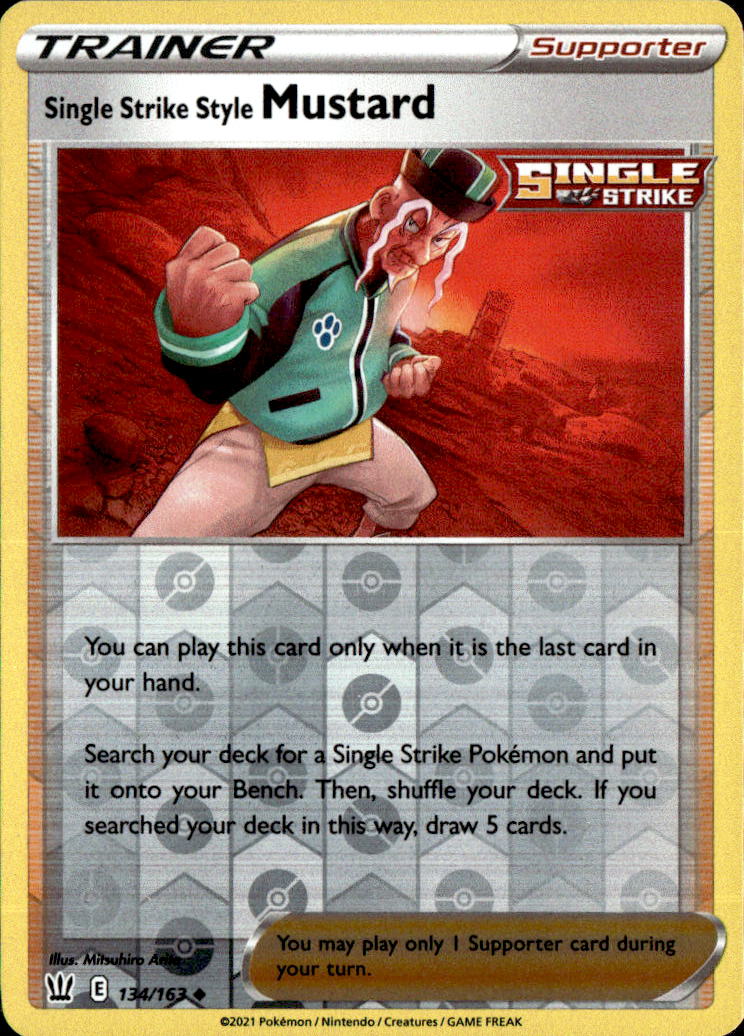 Single Strike Style Mustard