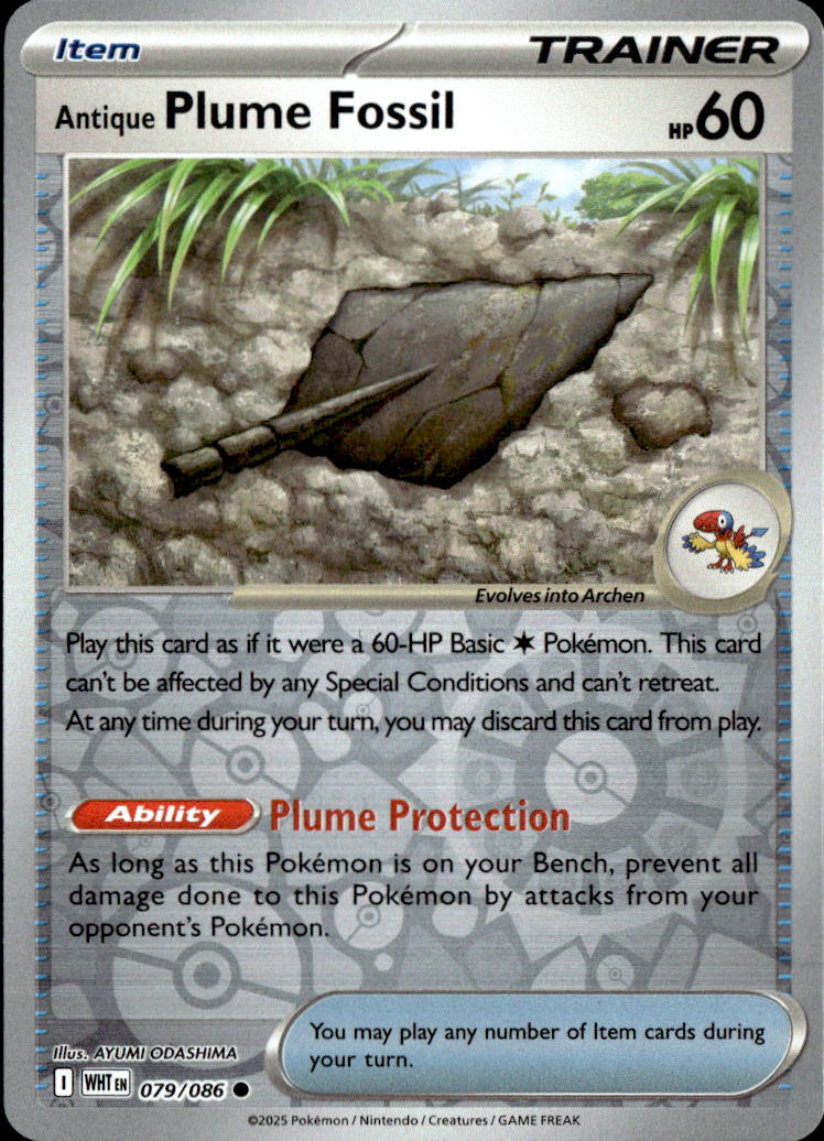 Antique Plume Fossil