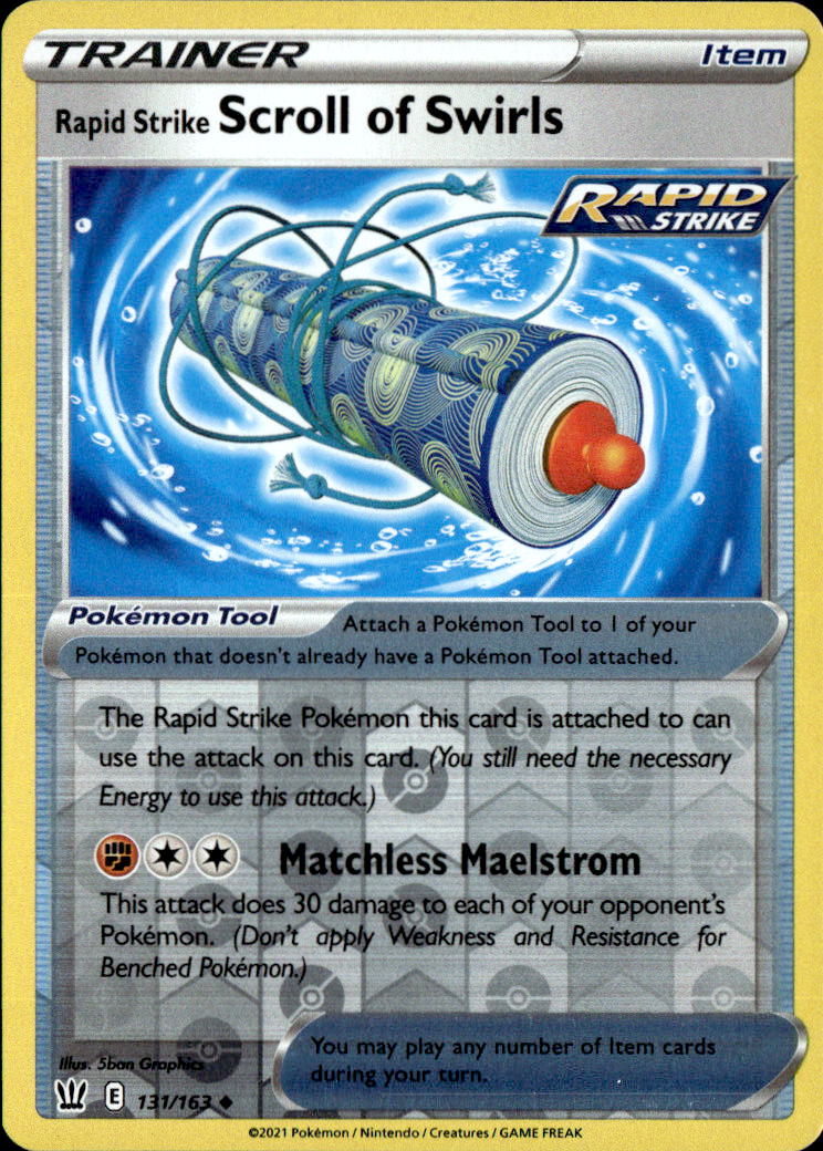 Rapid Strike Scroll of Swirls