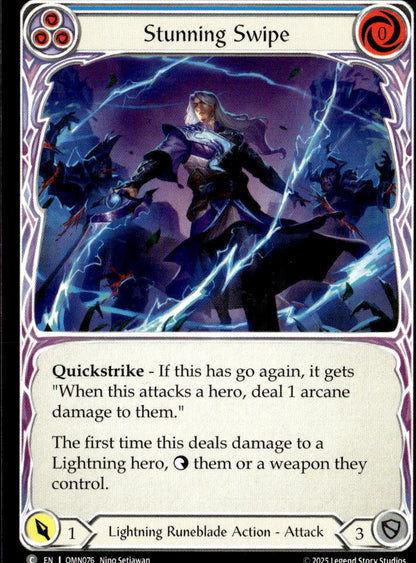Stunning Swipe (Blue) | Near Mint / English / Normal