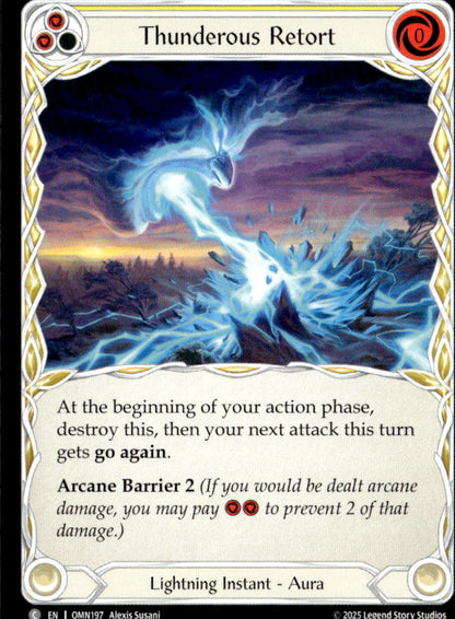 Thunderous Retort (Yellow) | Near Mint / English / Normal