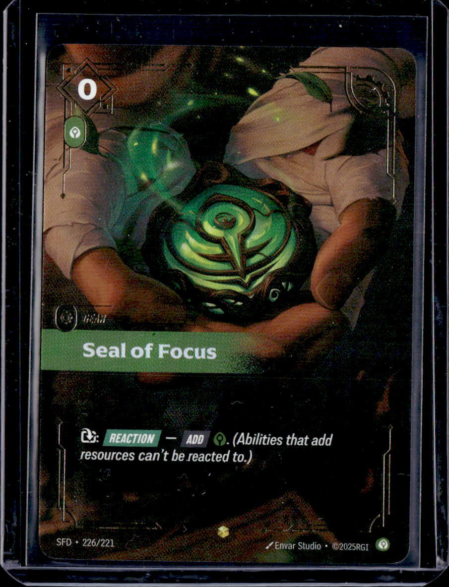 Seal of Focus (Overnumbered)
