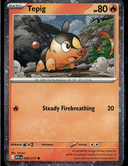 Tepig - 029/217 (Cosmos Holo)