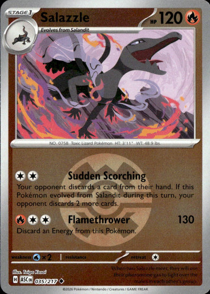 Salazzle - 035/217 (Quick Ball)