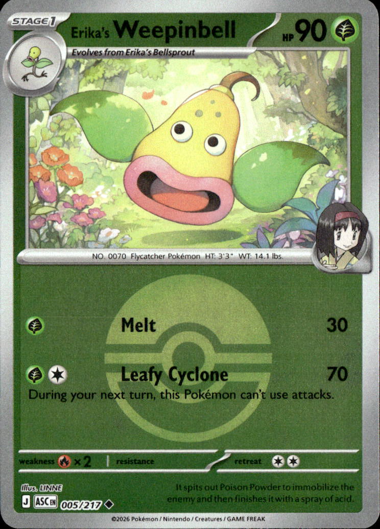 Erika's Weepinbell (Poke Ball)
