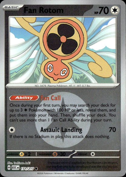 Fan Rotom - 171/217 (Energy Symbol Pattern)