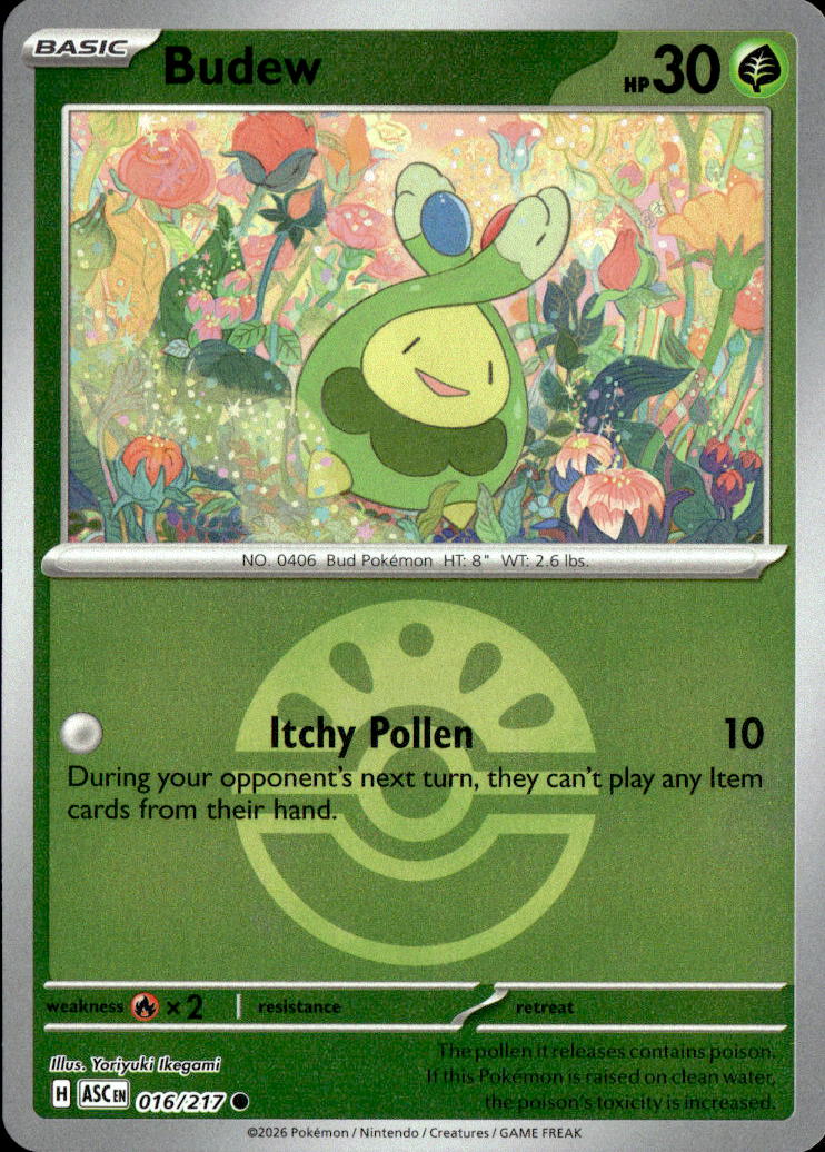 Budew - 016/217 (Friend Ball)