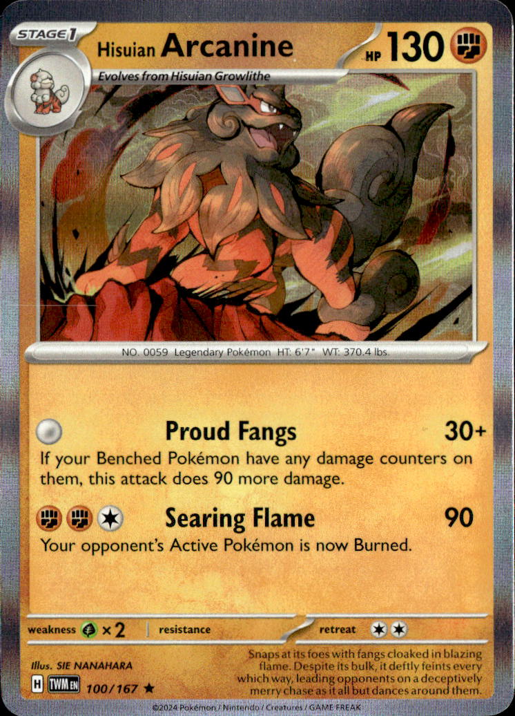 Hisuian Arcanine