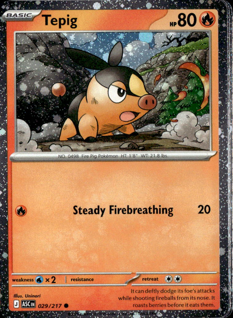 Tepig - 029/217 (Cosmos Holo)