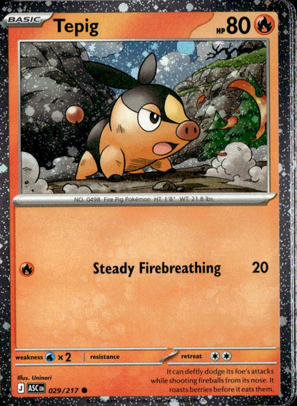 Tepig - 029/217 (Cosmos Holo)