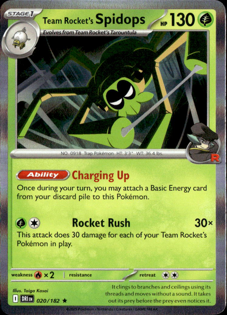 Team Rocket's Spidops - 020/182