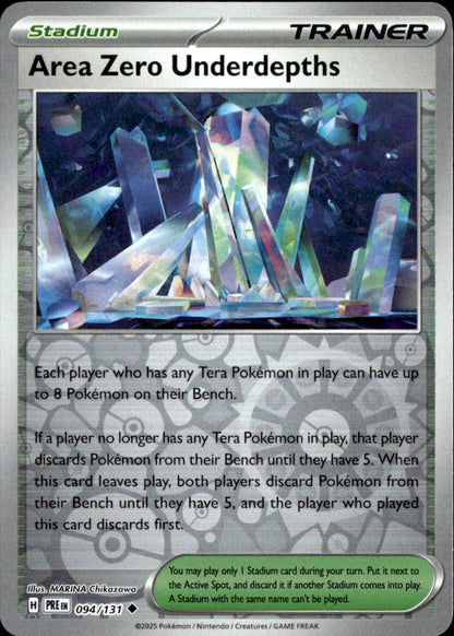 Area Zero Underdepths